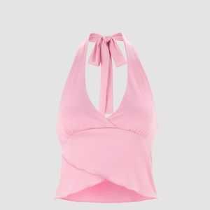 NWT! Cider pink sleeveless halter top